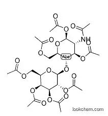 Molecular Structure of 73208-61-4 (N-ACETYLLACTOSAMINE HEPTAACETATE)